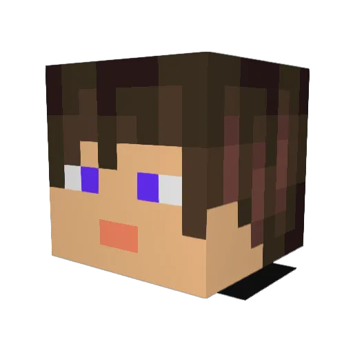 Tepex83 Minecraft avatar head, 3D render