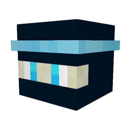 Tepodrilo Minecraft avatar head, 3D render