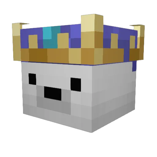 Teppy_H Minecraft avatar head, 3D render
