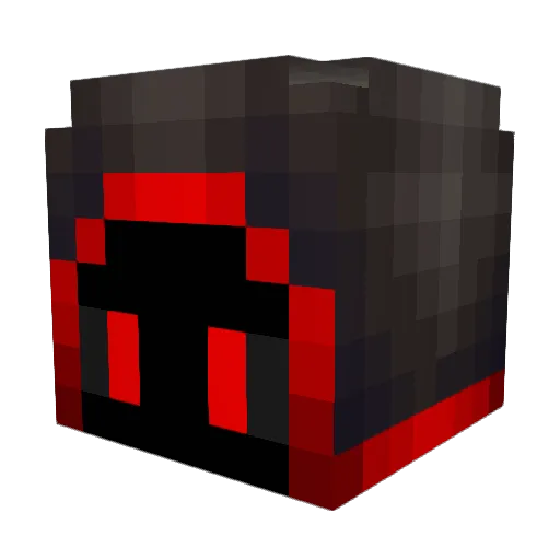 Ter1sss Minecraft avatar head, 3D render