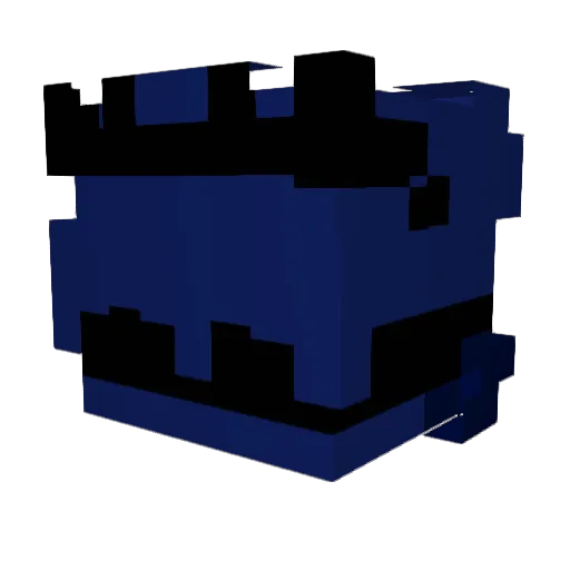 TeraByte001 Minecraft avatar head, 3D render