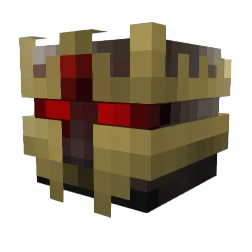 Teradaktyl Minecraft avatar head, 3D render
