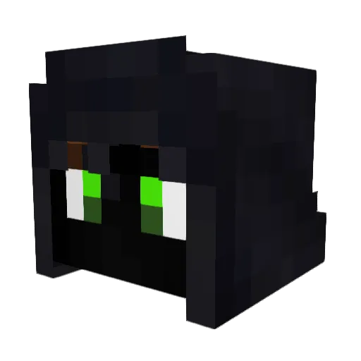 Teraphims Minecraft avatar head, 3D render