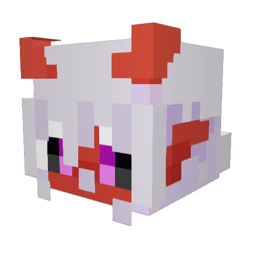 Terarrc Minecraft avatar head, 3D render