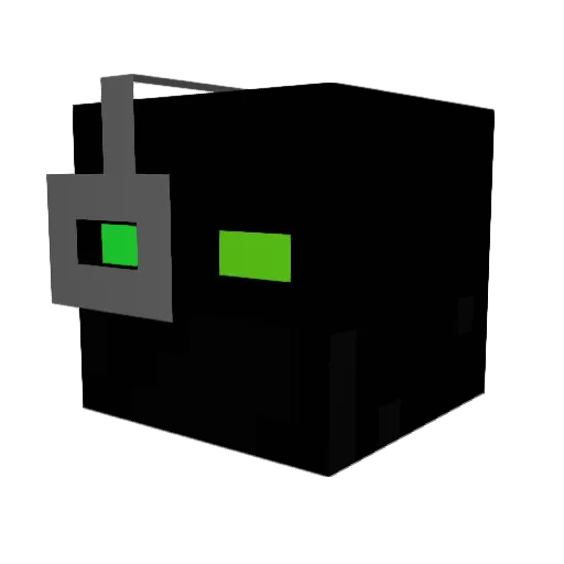 Terasoft Minecraft avatar head, 3D render