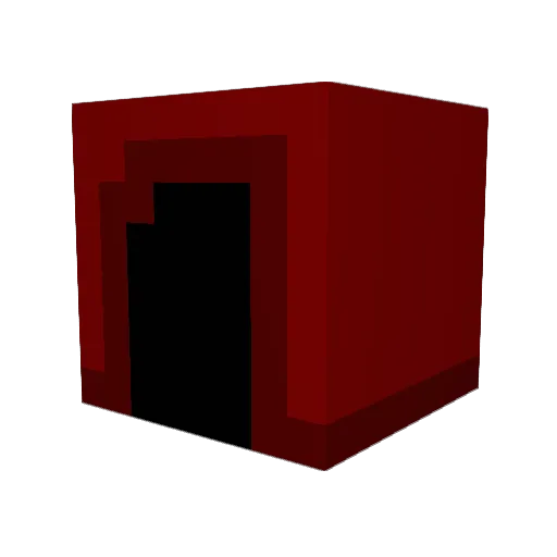 Terasukko Minecraft avatar head, 3D render