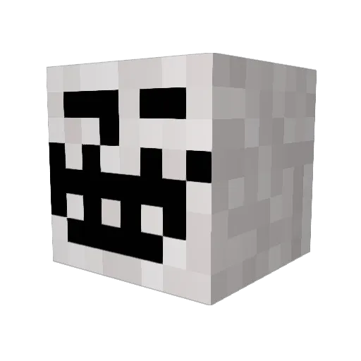 TeratoidCystoma Minecraft avatar head, 3D render