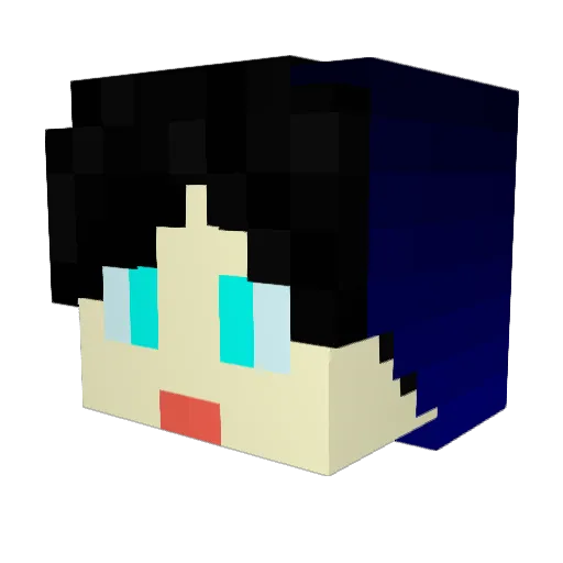 Tere_Wond Minecraft avatar head, 3D render