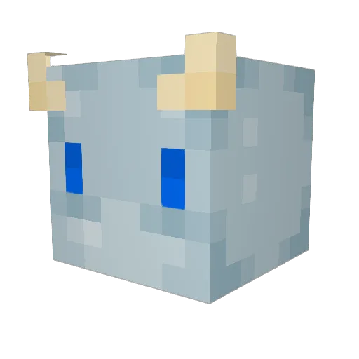 TerenArchPhilus Minecraft avatar head, 3D render