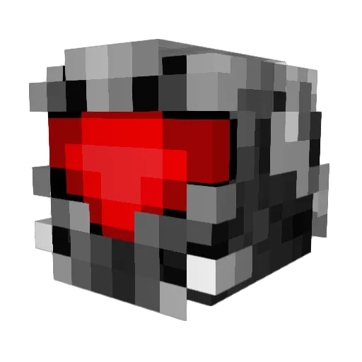 TerenceXIII Minecraft avatar head, 3D render