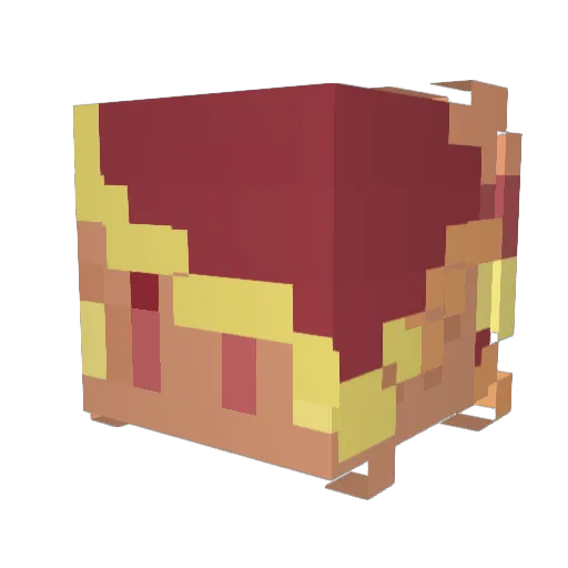 Teresa643 Minecraft avatar head, 3D render