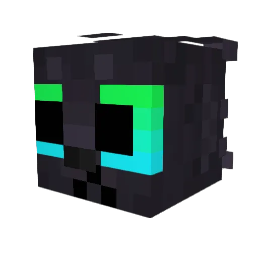 TerexG Minecraft avatar head, 3D render