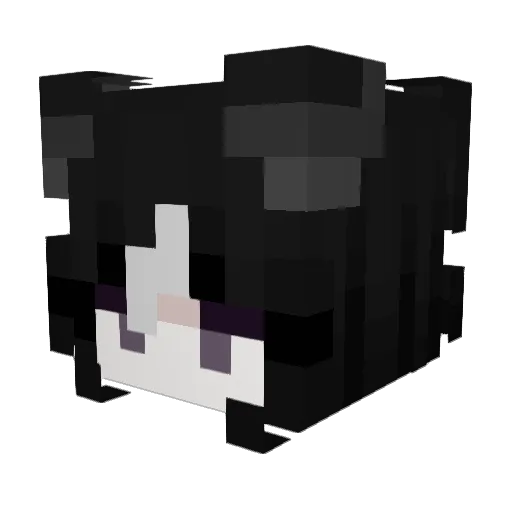 Terezi Minecraft avatar head, 3D render