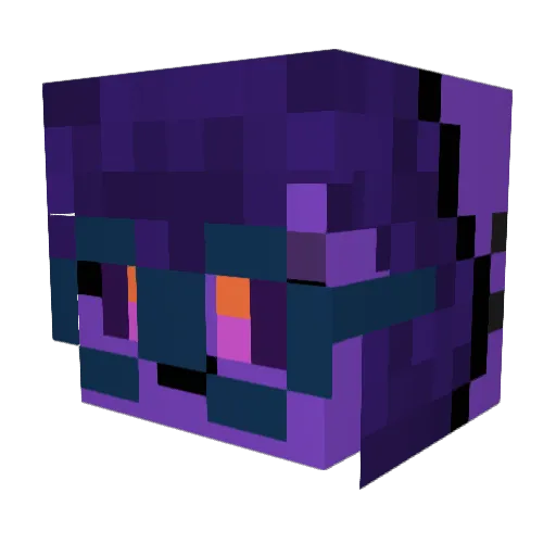 TeriMerii Minecraft avatar head, 3D render