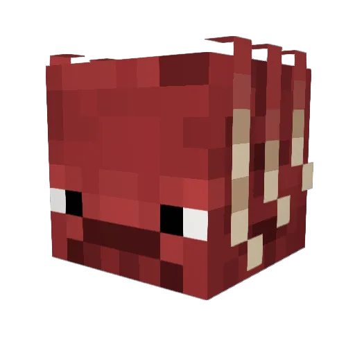 Terial224 Minecraft avatar head, 3D render
