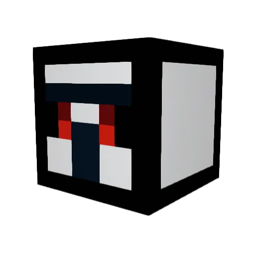 Teris___ Minecraft avatar head, 3D render