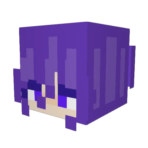 TermalSlime Minecraft avatar head, 3D render
