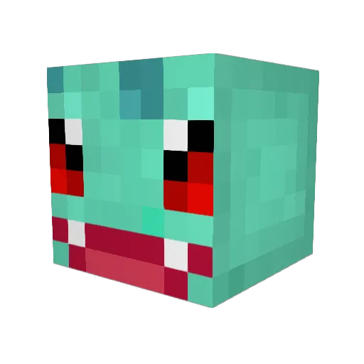 TermiNATEr11 Minecraft avatar head, 3D render
