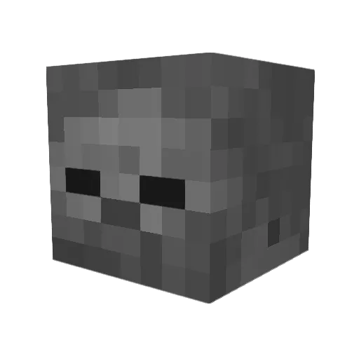 Termig Minecraft avatar head, 3D render
