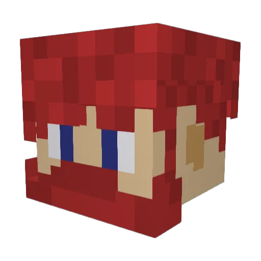 Termigatordude Minecraft avatar head, 3D render