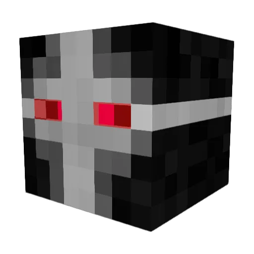 Terminadorre Minecraft avatar head, 3D render