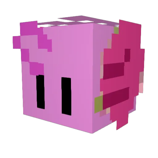 TerminianLinkVT Minecraft avatar head, 3D render