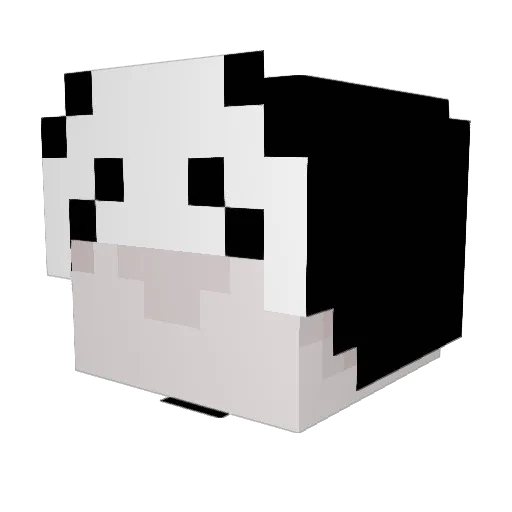 TerminusEidman Minecraft avatar head, 3D render