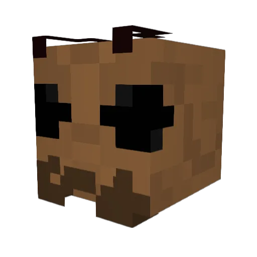 TermitUPA Minecraft avatar head, 3D render
