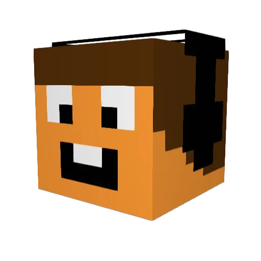 Termite_5 Minecraft avatar head, 3D render