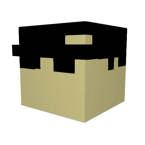 TermoPlayZ Minecraft avatar head, 3D render