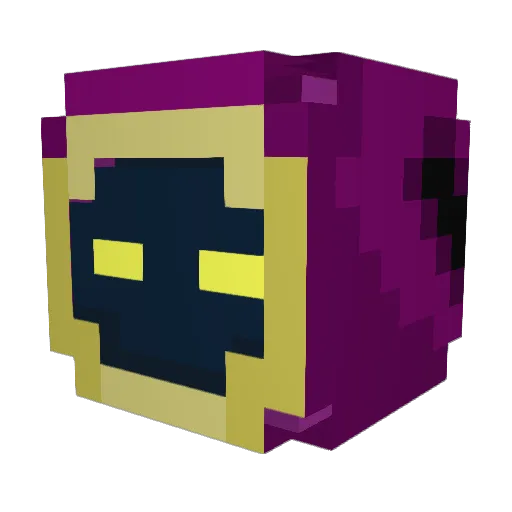 TernalityET Minecraft avatar head, 3D render