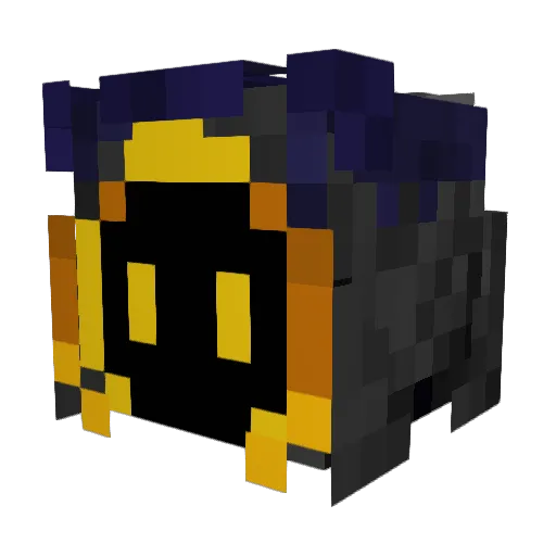 Terra13 Minecraft avatar head, 3D render