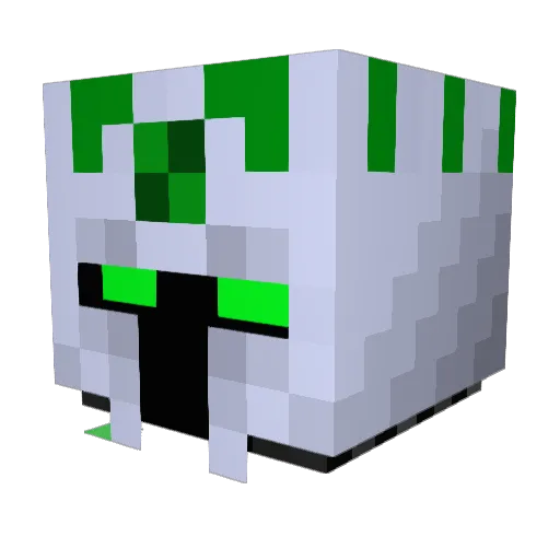 Terra4orm Minecraft avatar head, 3D render