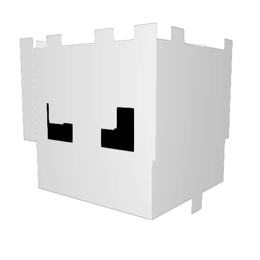 TerraMiningMC Minecraft avatar head, 3D render