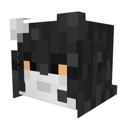 TerraStyle Minecraft avatar head, 3D render