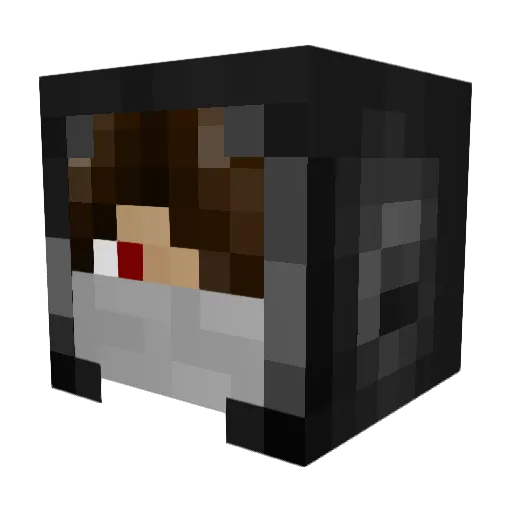 Terra_Master Minecraft avatar head, 3D render