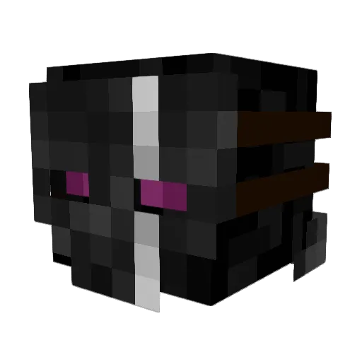 TerraformedBlock Minecraft avatar head, 3D render