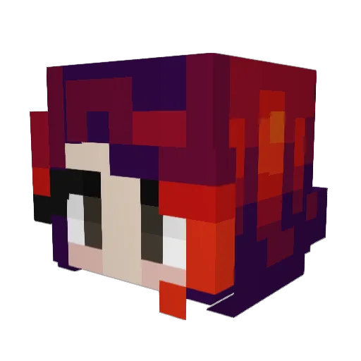 Terranitup69 Minecraft avatar head, 3D render