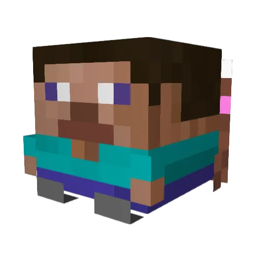 TerrariaTree Minecraft avatar head, 3D render