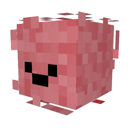 TerrarianCrab Minecraft avatar head, 3D render