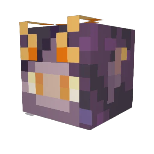 Terrashine Minecraft avatar head, 3D render