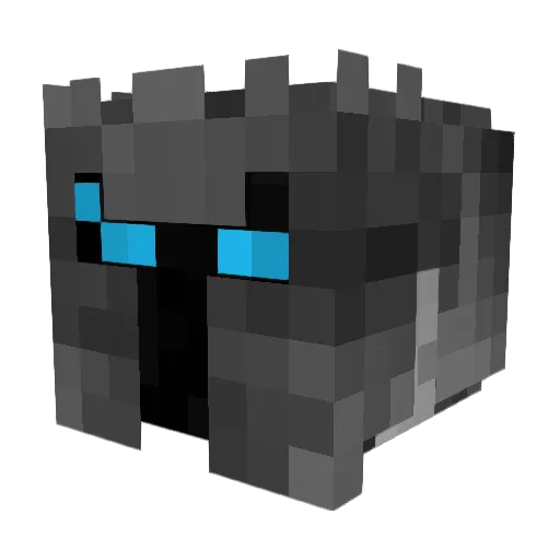 TerrestrialForce Minecraft avatar head, 3D render