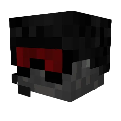 Terri69 Minecraft avatar head, 3D render