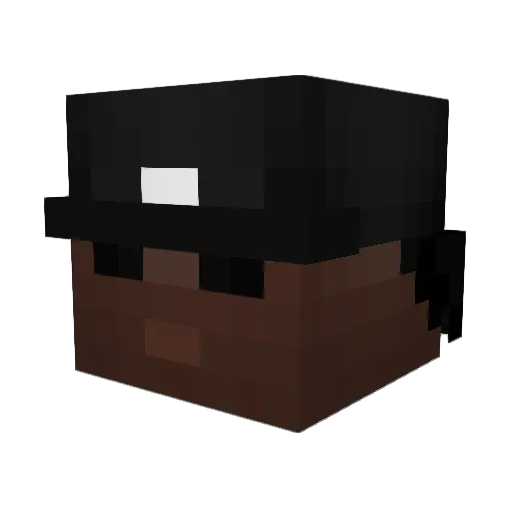 TerribleJamie Minecraft avatar head, 3D render