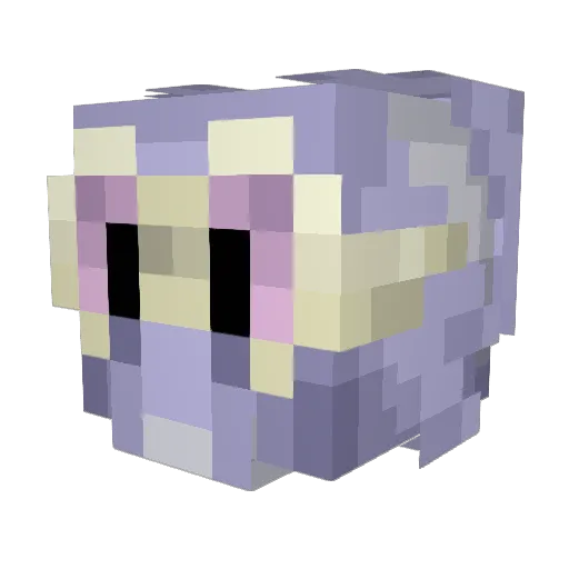 TerrificTea Minecraft avatar head, 3D render