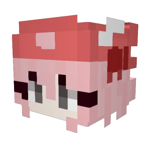 Terrific_S Minecraft avatar head, 3D render