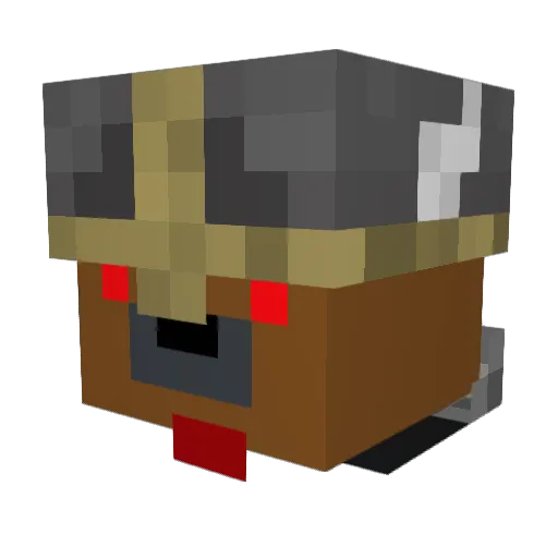 TerrorBear95 Minecraft avatar head, 3D render