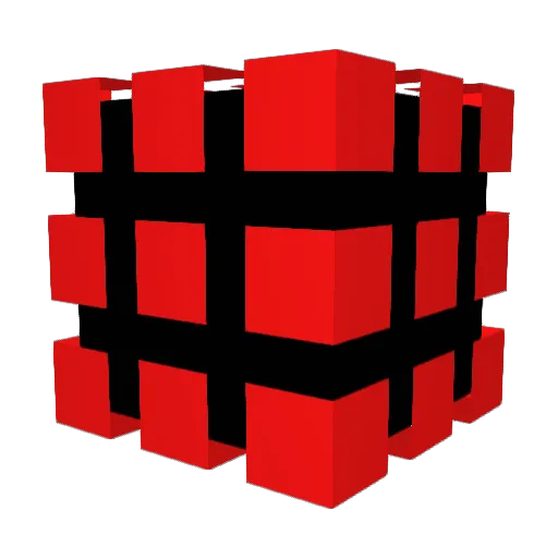 TerrorCube Minecraft avatar head, 3D render