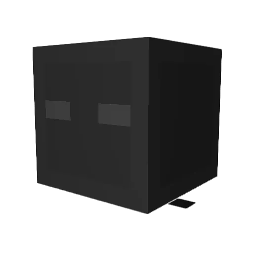 TerrorTron Minecraft avatar head, 3D render