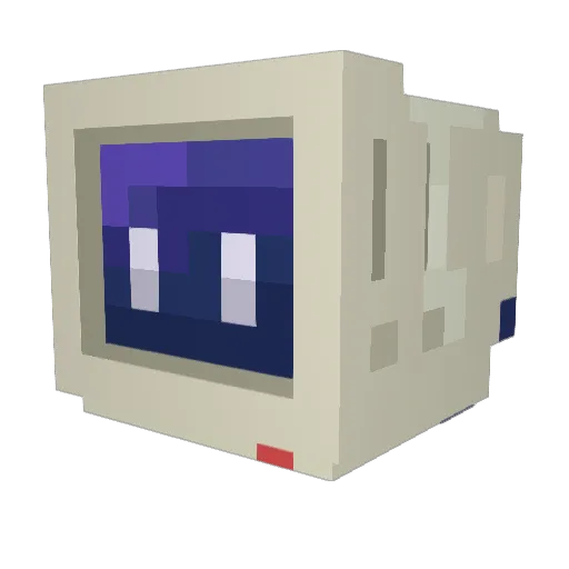 Terrorbaum Minecraft avatar head, 3D render